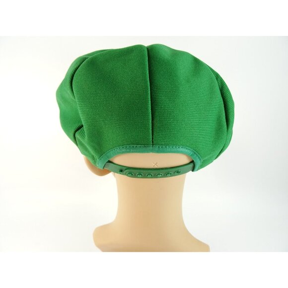 Vintage Park Place Tavern Newsboy Cap Hat Green White Snap Back - Picture 3 of 7